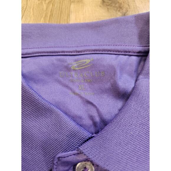 Ultra Club Penn State Performance Polo Men's XL Purple NWT - Picture 5 of 6